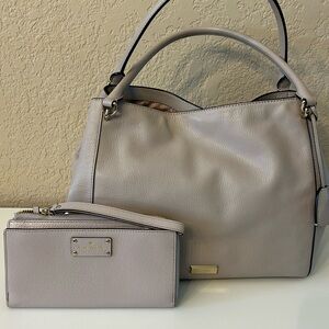 Kate Spade Purse with matching wallet in lavender
